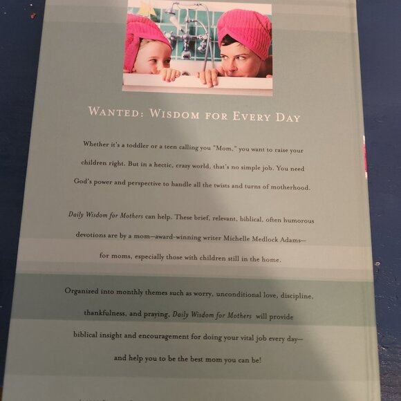 NEW 2004 hardcover daily devotional and journal "Daily Wisdom for Mothers" - Picture 7 of 8